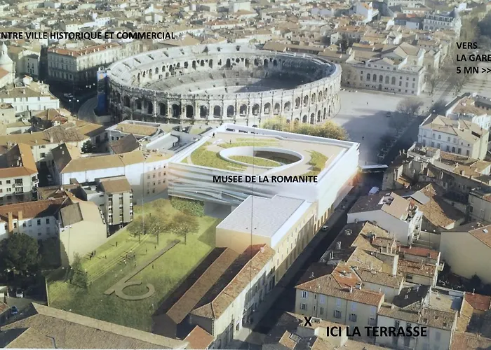 Rooftop Centre Arenes Appartement Nîmes